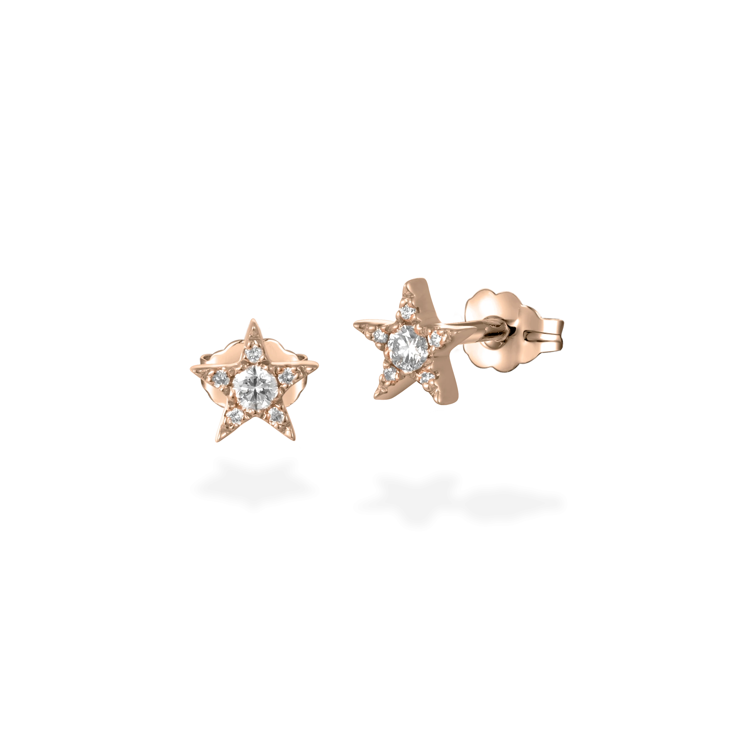 Star diamond studs